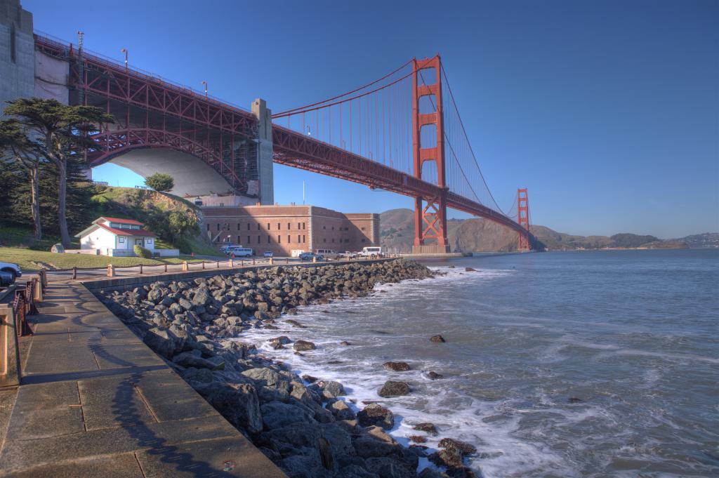 Fort Point and Golden Gate Bridge