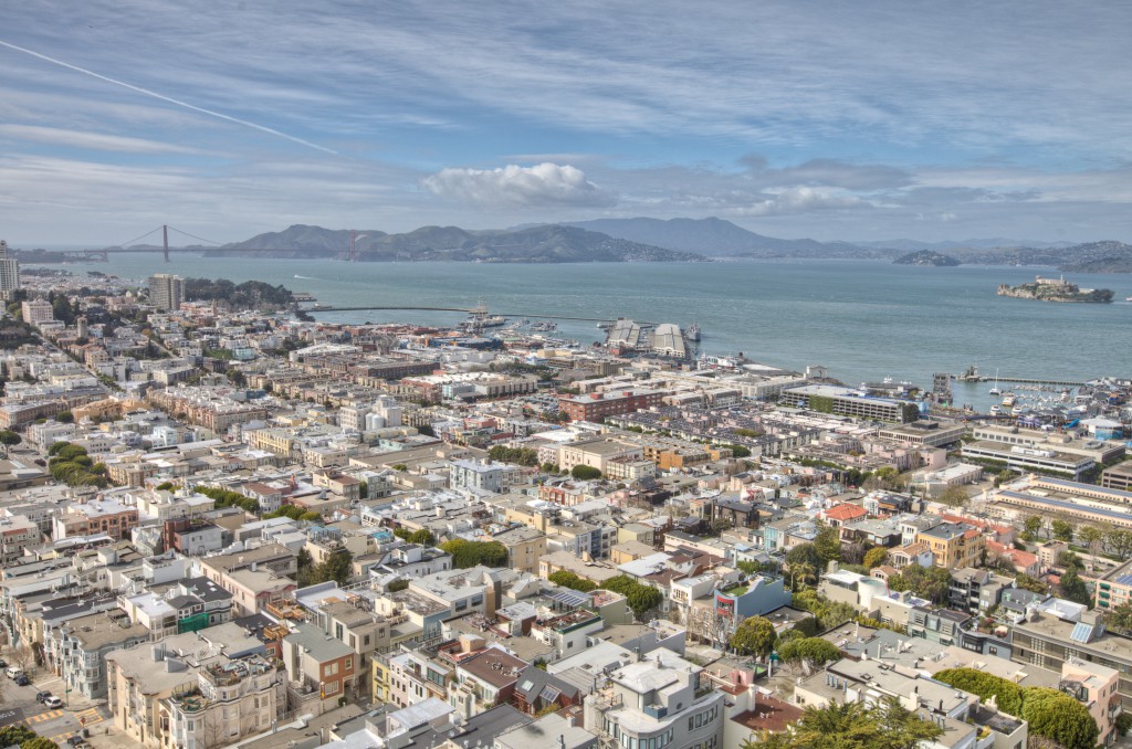 San Francisco Bay from Coit Tower