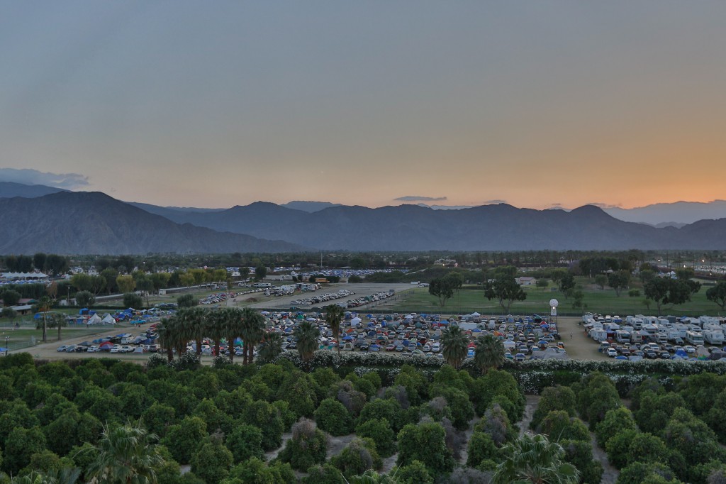 Coachella HDR Camping