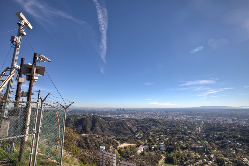 Mt. Lee Cameras Above Los Angeles